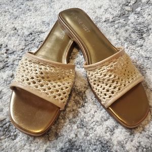 Nine West Mends Woven Flat Sandal